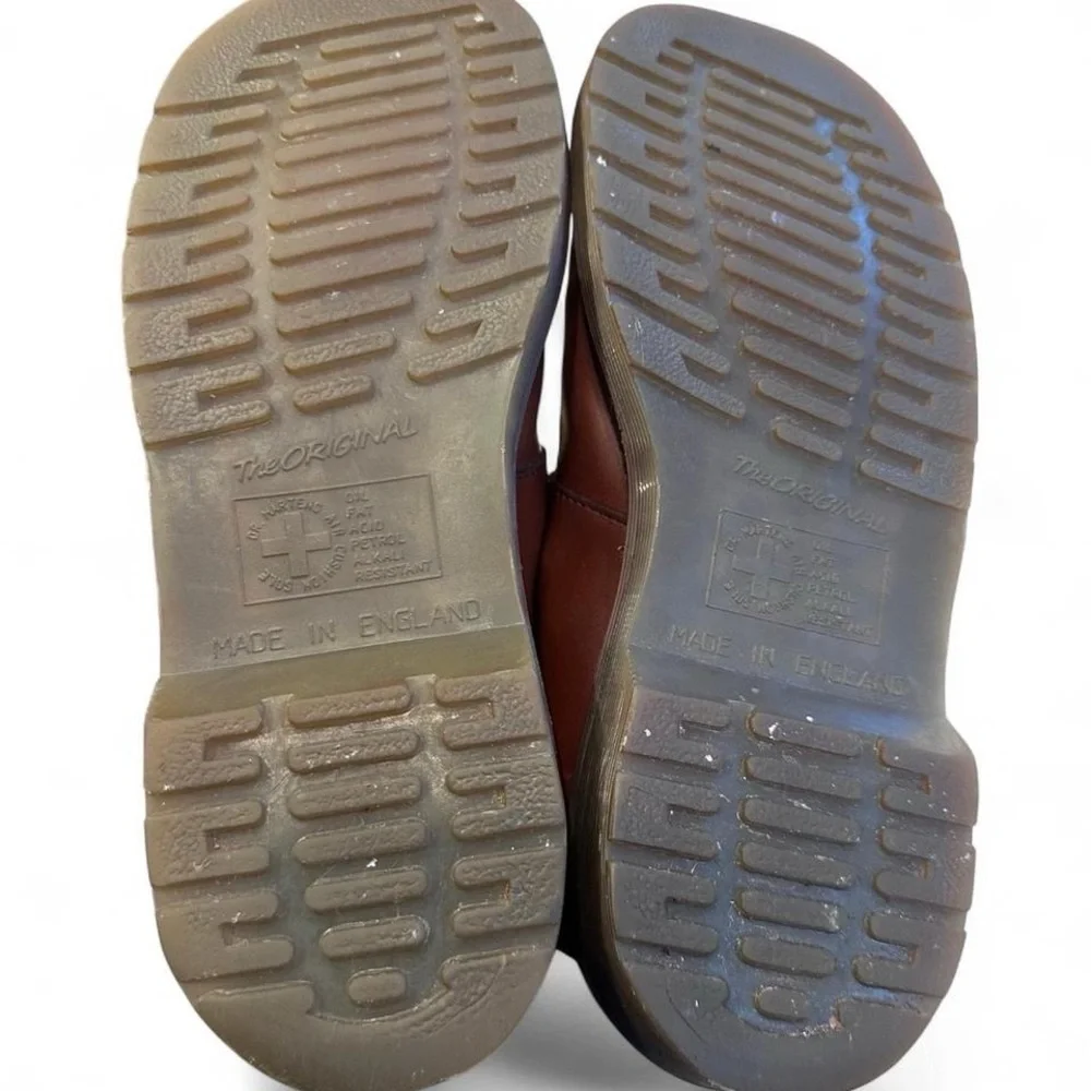 Vintage Dr. Martens 8065 Mary Jane Shoes Brown Made in England Women’s UK 6
